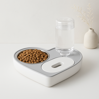 2-in-1 Dog & Cat Feeder Station by HugMyPaws