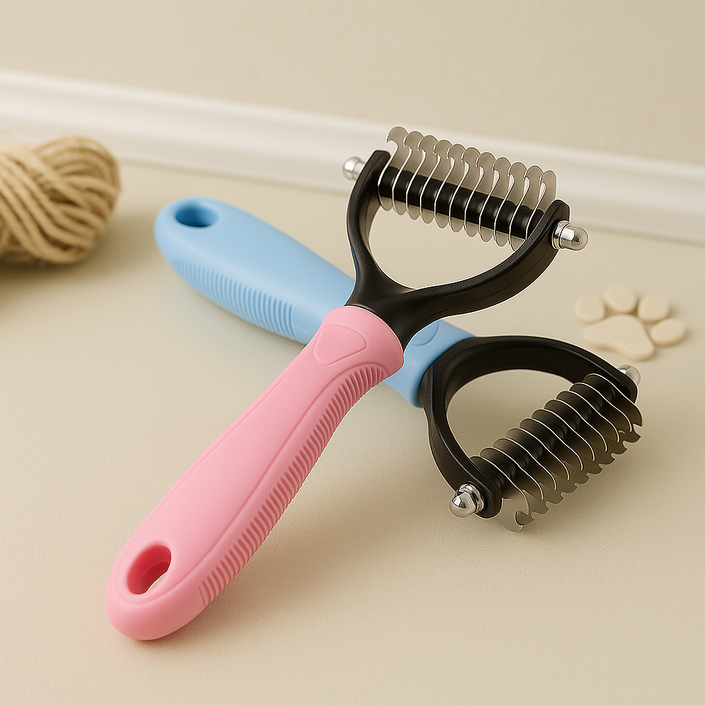 Pet Fur Knot Remover Comb – Dog Grooming Tool by HugMyPaws