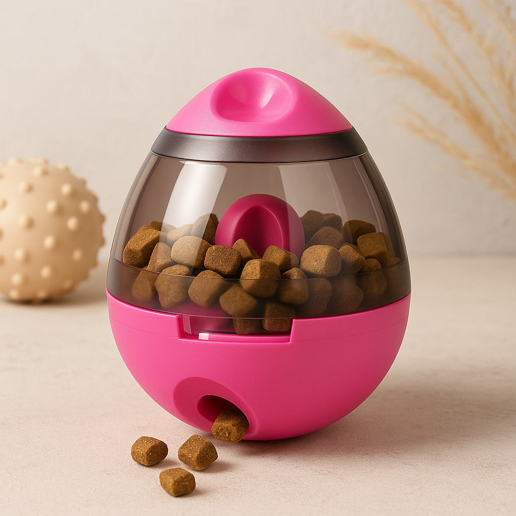 Interactive Pet Treat Ball Food Dispenser by HugMyPaws