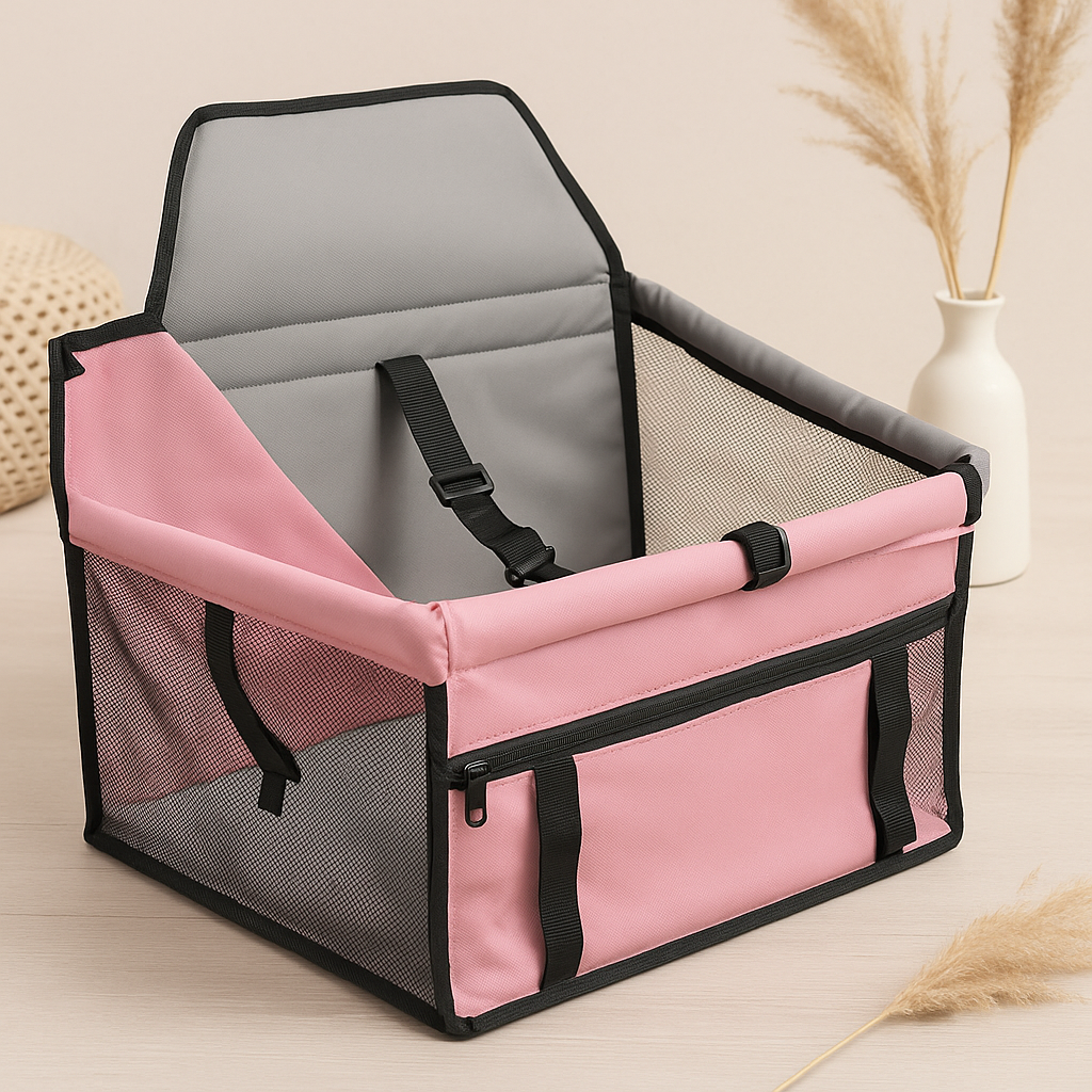 Pet Car Hammock Seat Foldable & Secure by HugMyPaws
