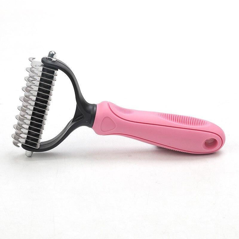 Pet Fur Knot Remover Comb – Dog Grooming Tool by HugMyPaws