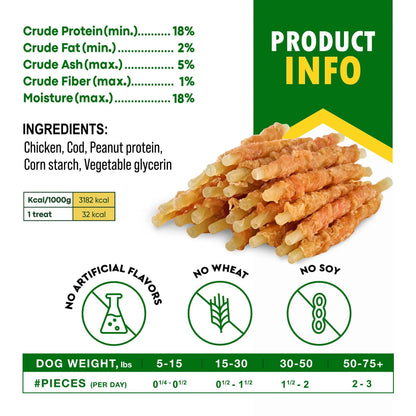 Cod Sticks Dog Treats