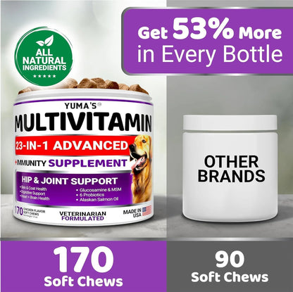 2 Pack Multivitamin Treats for Dogs Made in USA