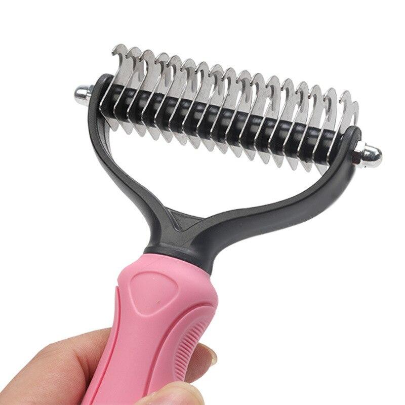 Pet Fur Knot Remover Comb – Dog Grooming Tool by HugMyPaws