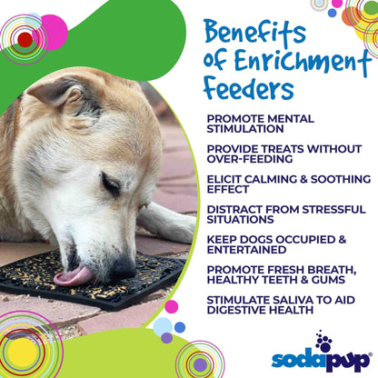 Zombie eMat - Enrichment Lick Mat for Dogs and Cats | Halloween Skull Design