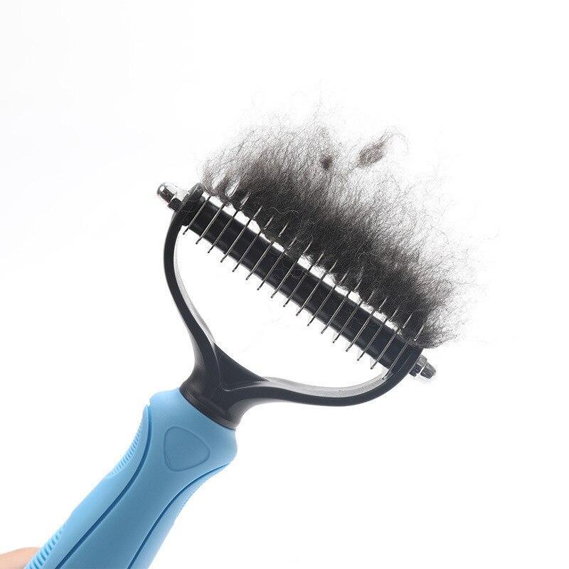 Pet Fur Knot Remover Comb – Dog Grooming Tool by HugMyPaws