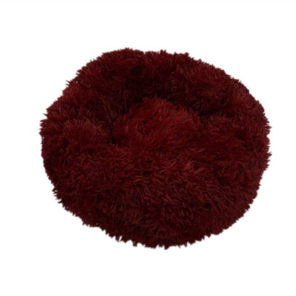 Calming Donut Bed for Dogs & Cats by HugMyPaws