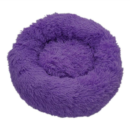 Calming Donut Bed for Dogs & Cats by HugMyPaws