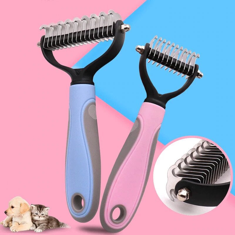 Pet Fur Knot Remover Comb – Dog Grooming Tool by HugMyPaws