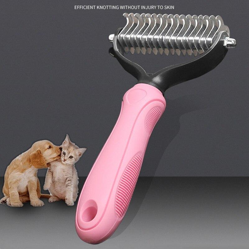 Pet Fur Knot Remover Comb – Dog Grooming Tool by HugMyPaws