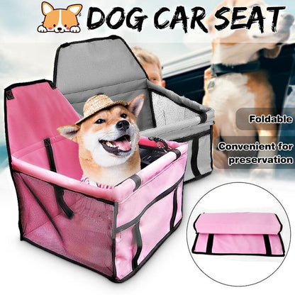 Pet Car Hammock Seat Foldable & Secure by HugMyPaws