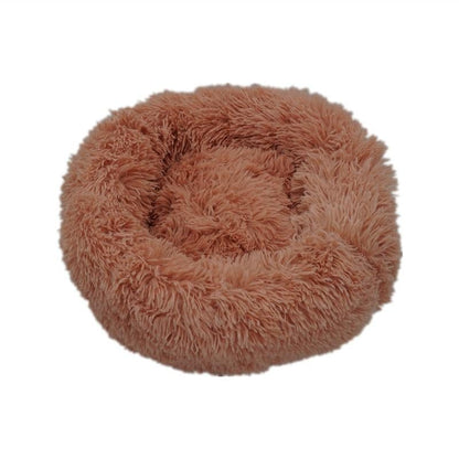 Calming Donut Bed for Dogs & Cats by HugMyPaws