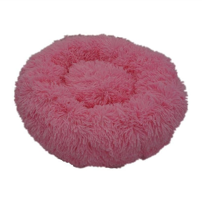 Calming Donut Bed for Dogs & Cats by HugMyPaws